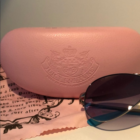 JUICY COUTURE AUTHENTIC SUNGLASSES AND CASE - Picture 7 of 8